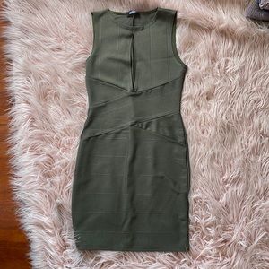 Misguided Green Bodycon Dress